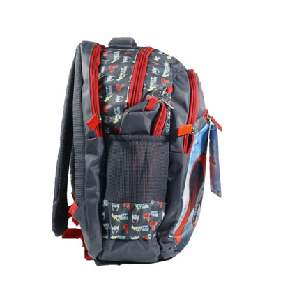 Grey and Red color School Bag 