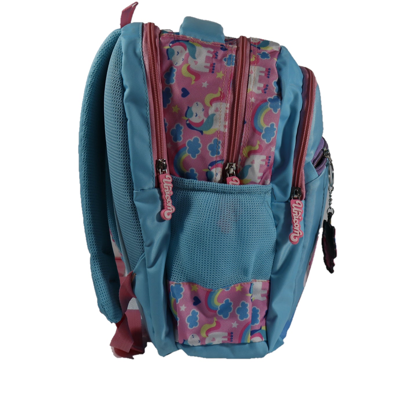 School bag with 2 bottle compartments 