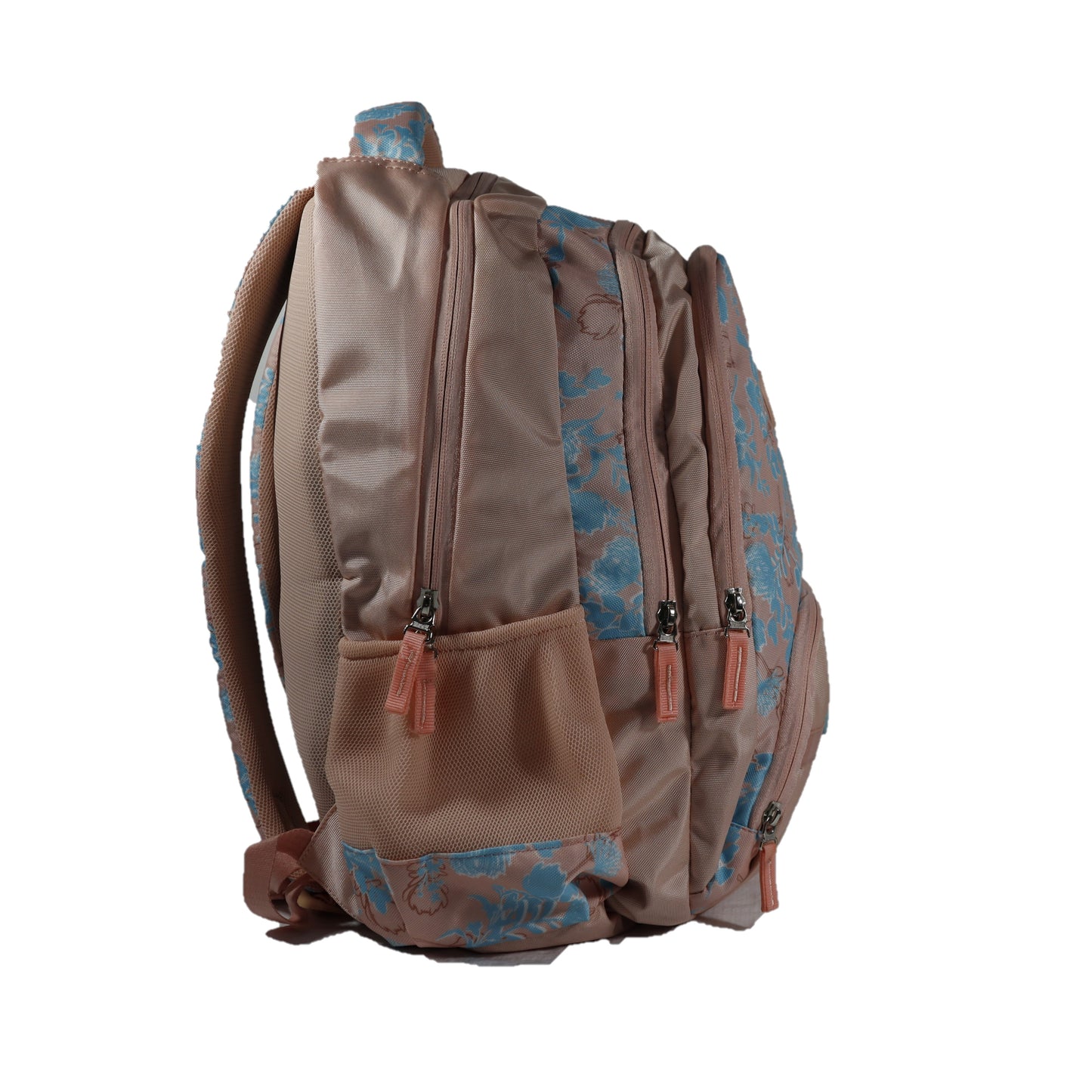 Priority Backpack, 100 % Fine Polyester Fabric, peach ,Number of Compartment : 3