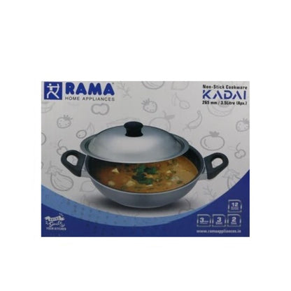 RAMA Non-stick Cookware Kadai 3.5 Litre  SKU1312210