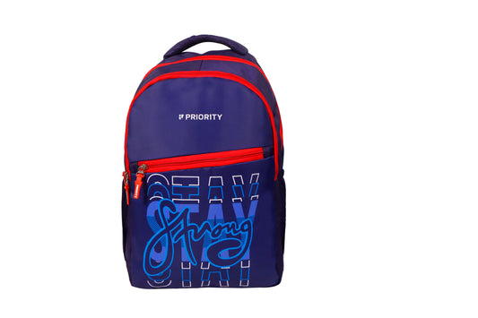 (ITN)Priority blue school Bag SKU141211