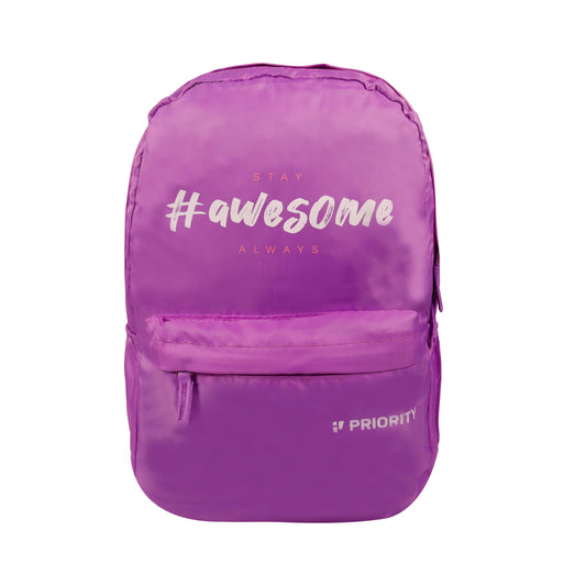 (ITN)PRIORITY Awesome Purple college Bag for Girls SKU141206