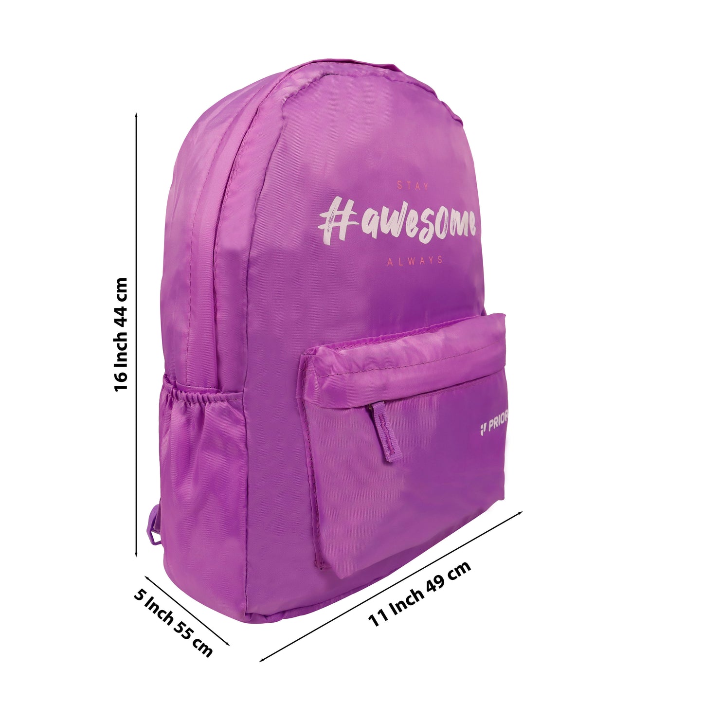 (ITN)PRIORITY Awesome Purple college Bag for Girls SKU141206