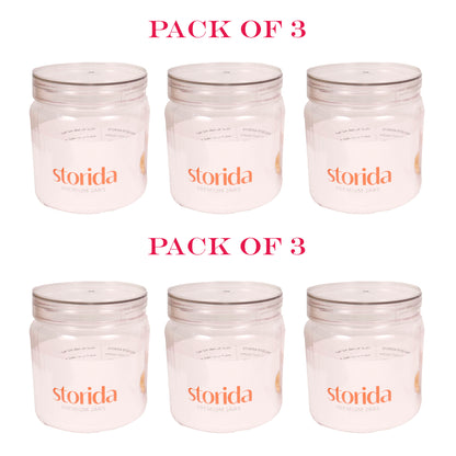 (ITN) Storida Smart Kitchen Storage Unbreakable Plastic Pet Jars 1500ml SKU210013