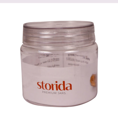 (ITN) Storida Smart Kitchen Storage Unbreakable Plastic Pet Jars 300ml SKU24111