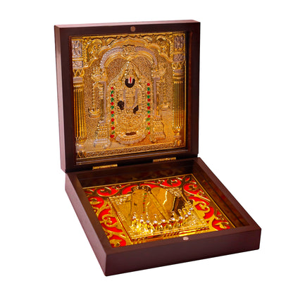 (ITN) Gold Sri Venkateshwara (Footsteps) Gift SKU2031