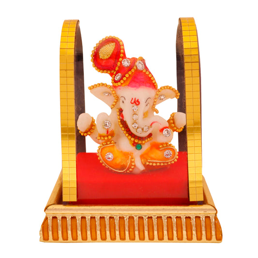 (ITN) Ganesh Ji Idol for Pooja Room, Home in a Gift Box SKU5403