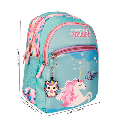 (ITN )Priority Unicorn Pixel Series School Bag with Free Keychain SKU141228