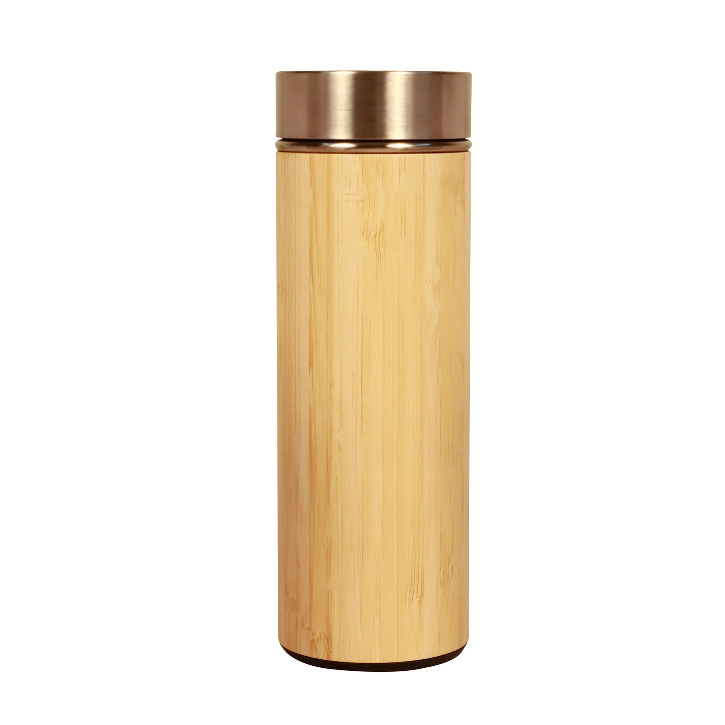 (ITN) Eco-Friendly Bamboo Water Bottle, Stainless Steel Flask Water Bottle SKU56850