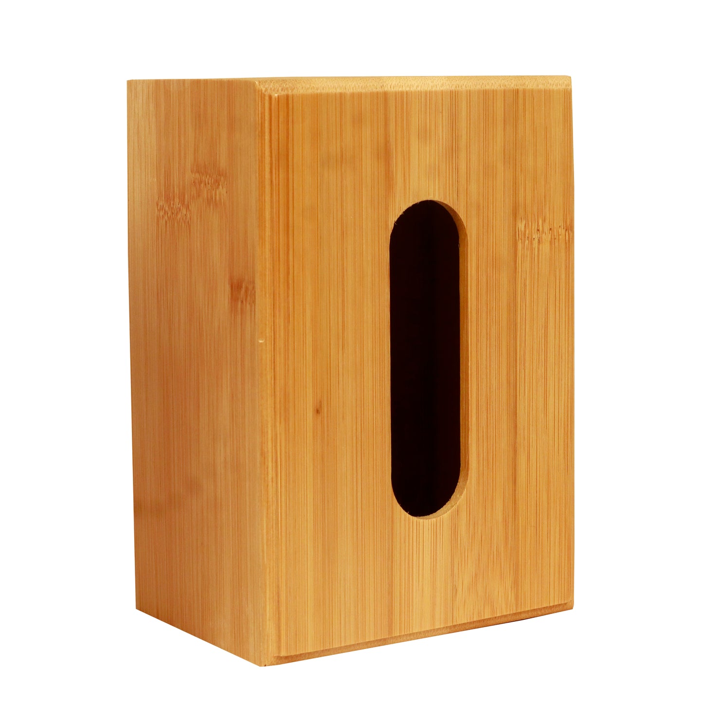 (ITN) Bamboo Wooden Tissue Paper Holder Box SKU565810