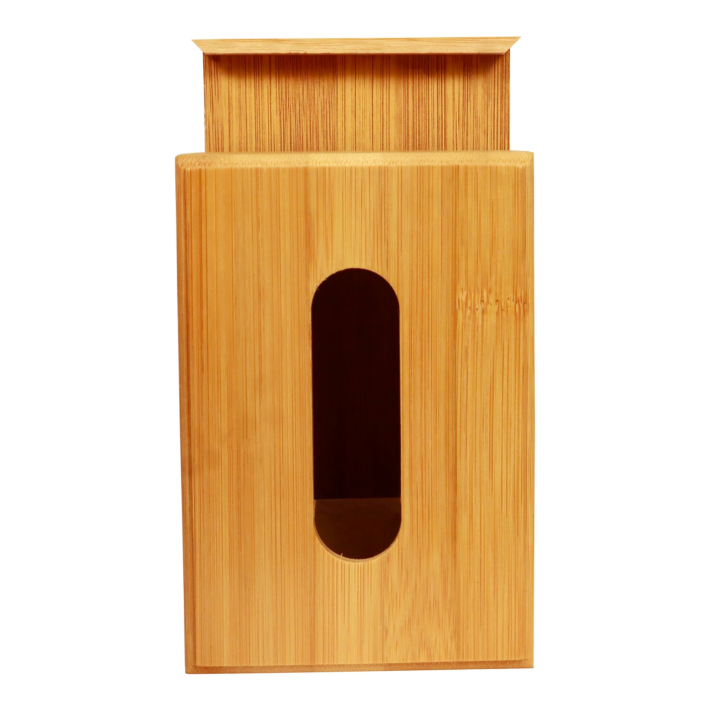 (ITN) Bamboo Wooden Tissue Paper Holder Box SKU565810