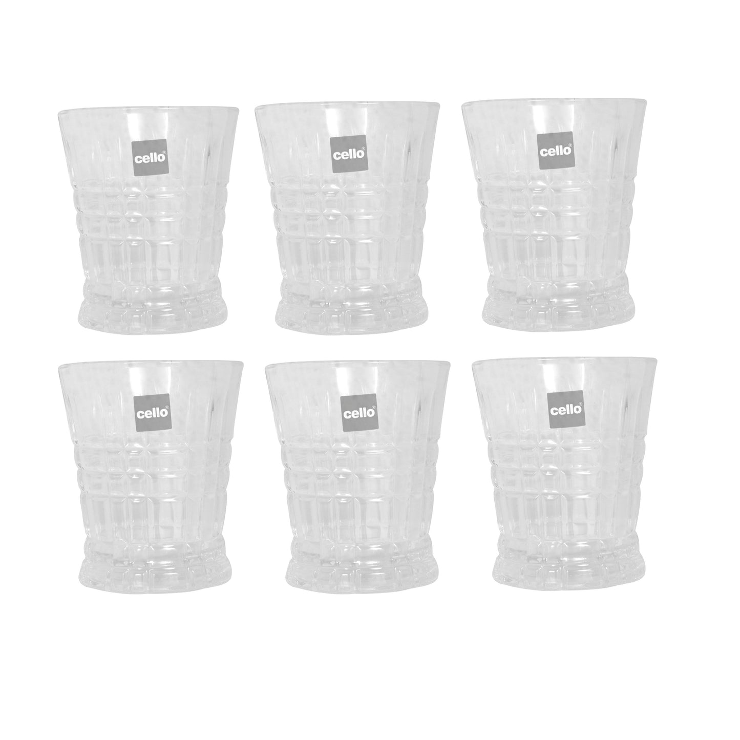 Cello Neptune Glass Tumblers 6pcs set SKU5745