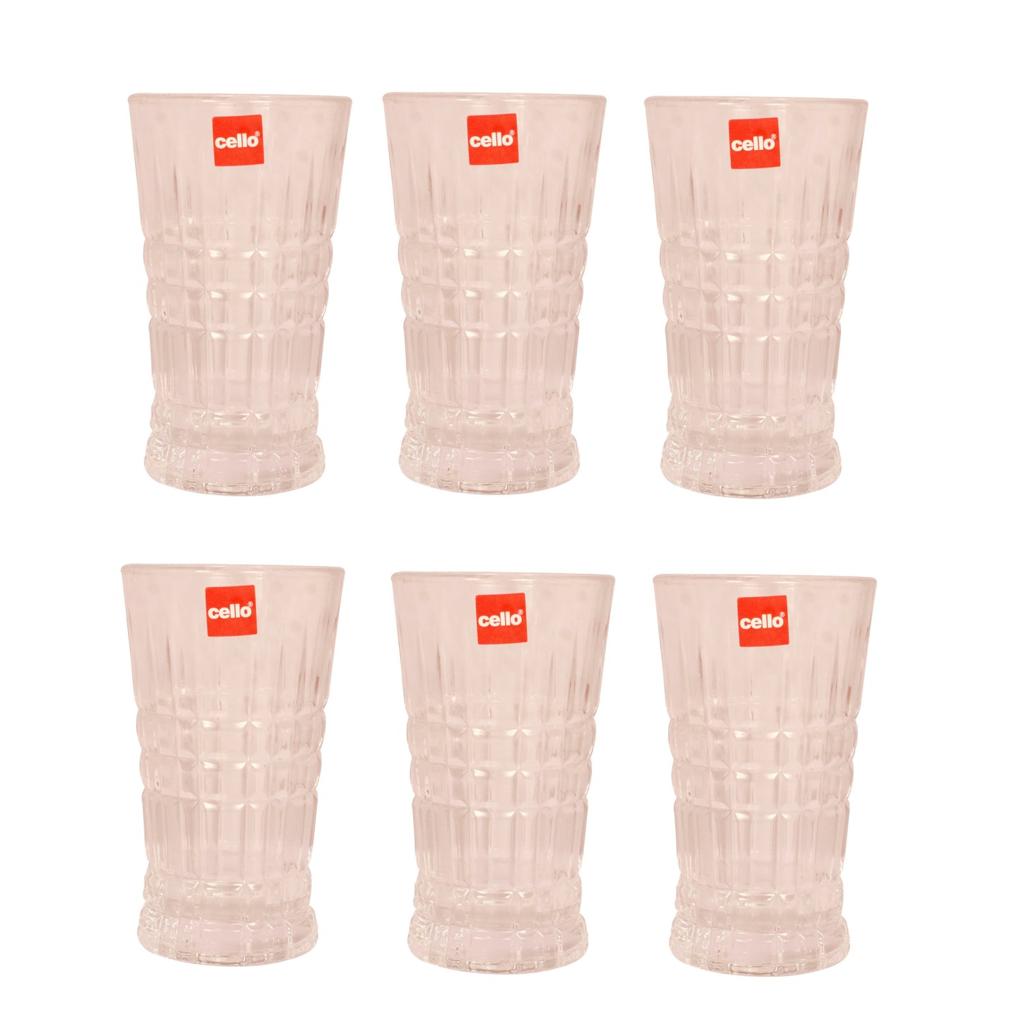 Cello Neptune Glass Tumblers 6pcs set SKU5745