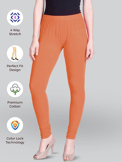 Lyra Women's  Churidar Leggings 134 (TENDER PEACH)