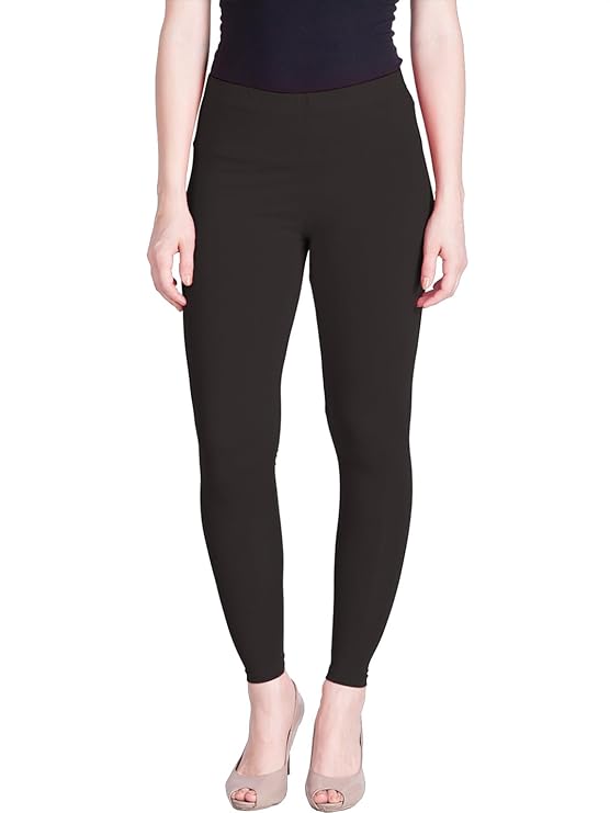 Lyra Women's  Ankle  Length Leggings L-71 (CHARCOAL)