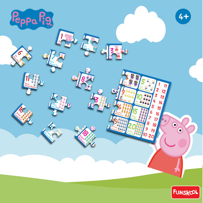 peppa pig number puzzle