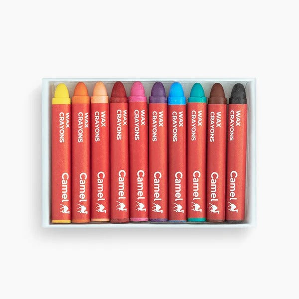 (ITN) Camel Wax Crayons - 10 Shades