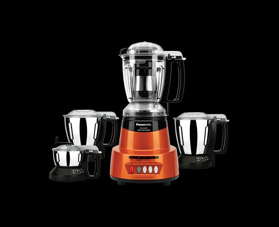  Panasonic Super Mixer Grinder comes with 4 jars for your grinding needs. Its powerful motor and durable blades make grinding effortless and quick