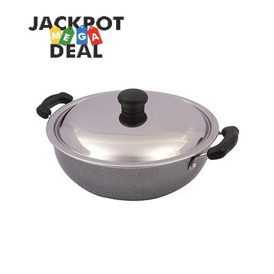 prestige(30720) omega  round base kadai with lid  SKU131242 (ITN)