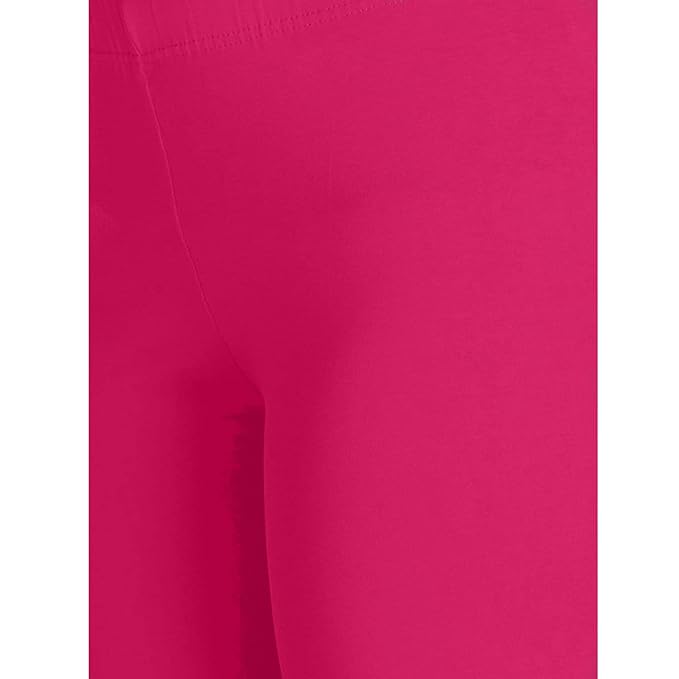 Lyra Women's  Ankle Length Leggings L-82 (BUBBLE GUM)