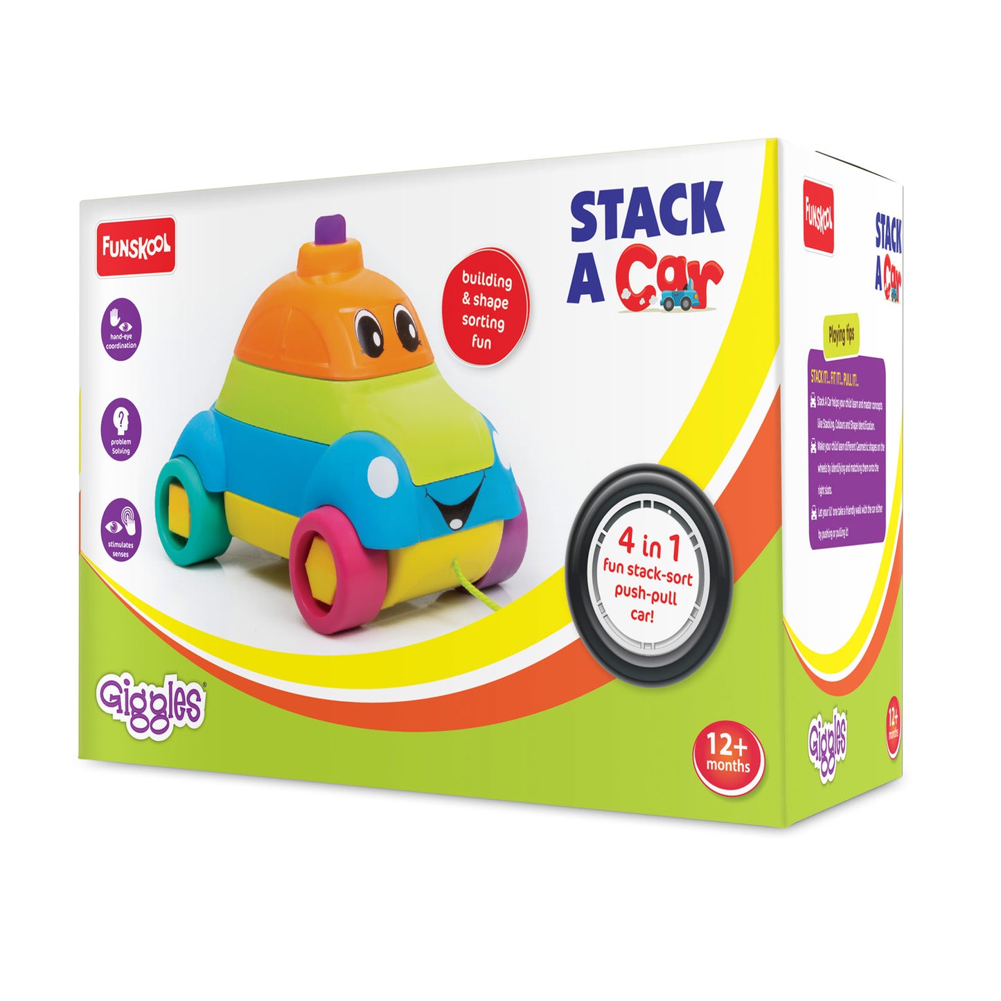 Stack A Car Multicolor