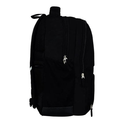 RADG BAG Stellar Unisex Nylon Polyester Backpack | Spacious Multi-Compartment Bag with Rain cover | Lightweight | Ideal for professional| Durable Backpack (Black)