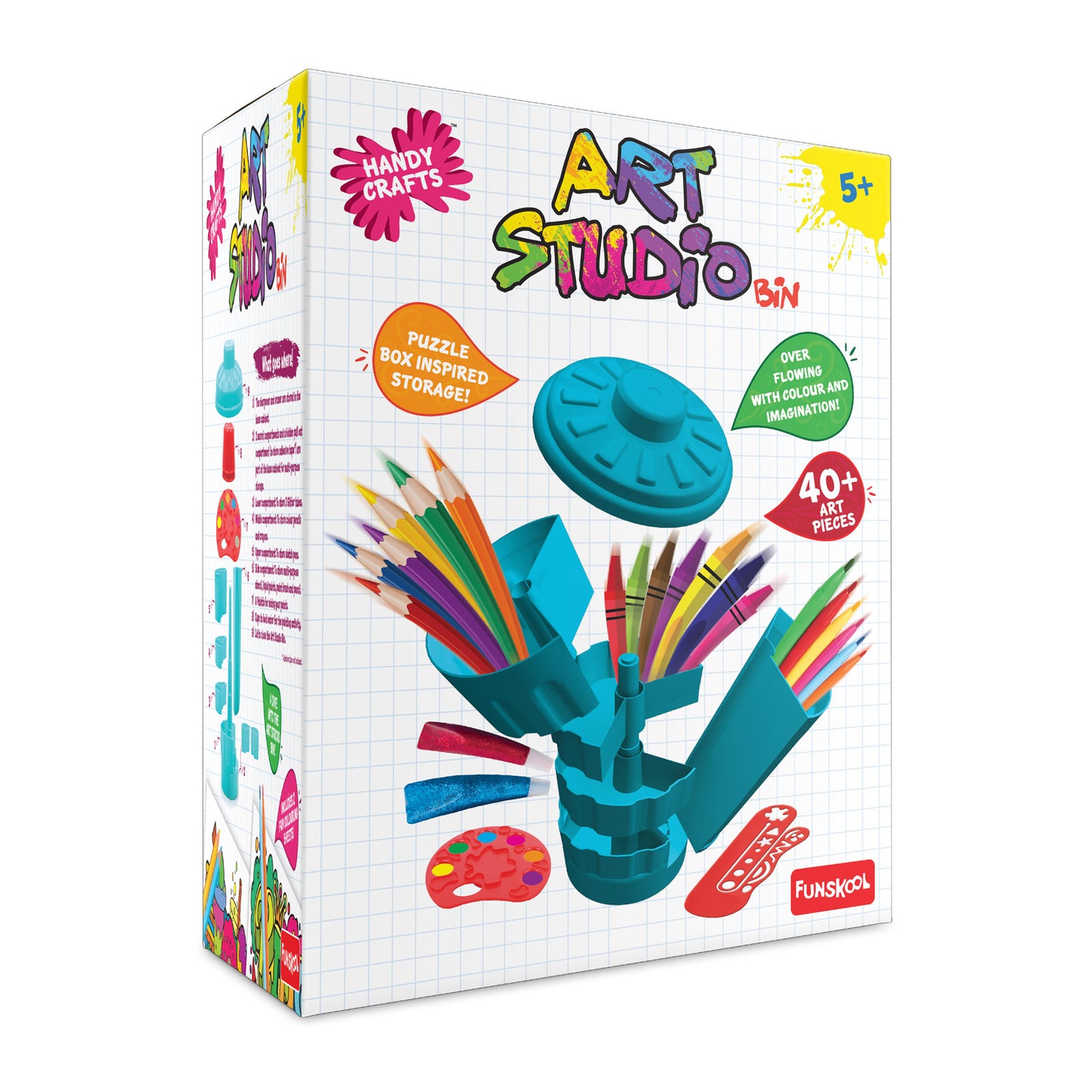 GIGGLE FUNSKOOL Art Studio Bin