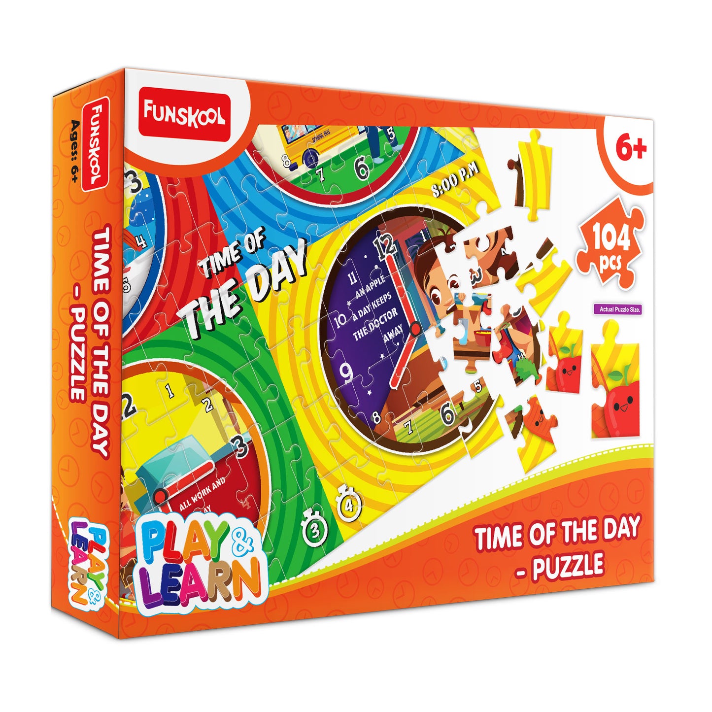  FUNSKOOL Time of the Day Puzzle