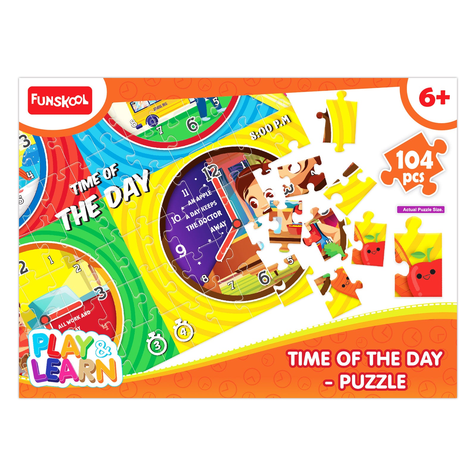  FUNSKOOL Time of the Day Puzzle