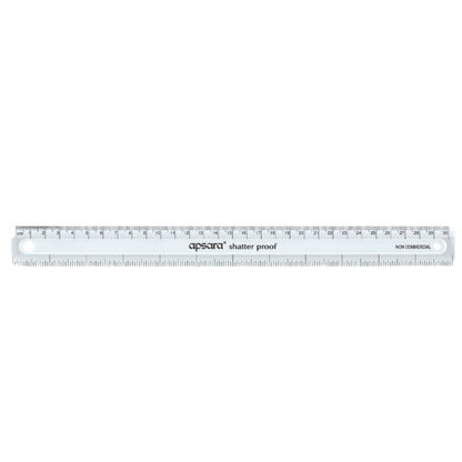 (ITN) Apsara Shatter Proof Scale 30 cm SKU3001