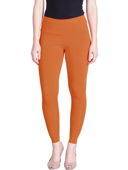 Lyra Women's Ankle  Length Leggings 148(GINGER)