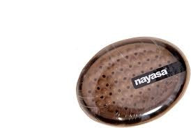 nayasa bubble Ovel soap case brown 