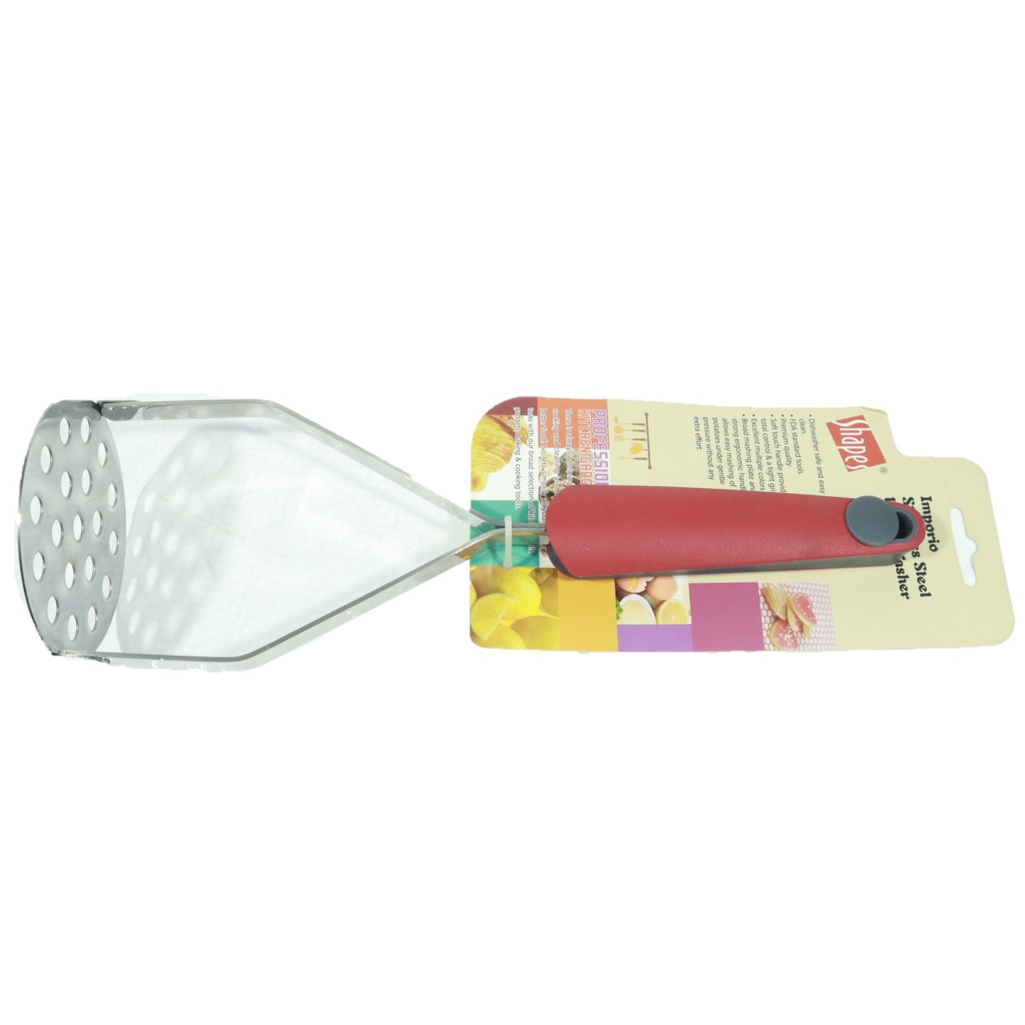 ITN Shapes Imporio Stainless Steel Potato Masher SKU992995