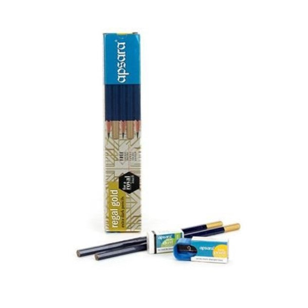 (ITN) Apsara Regal Gold Pencil (Pack of 100 Pencils) Sku1021