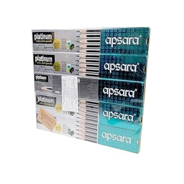 Apsara Platinum Extra Dark Pencils Pack of - 10 Sku1050 (ITN)