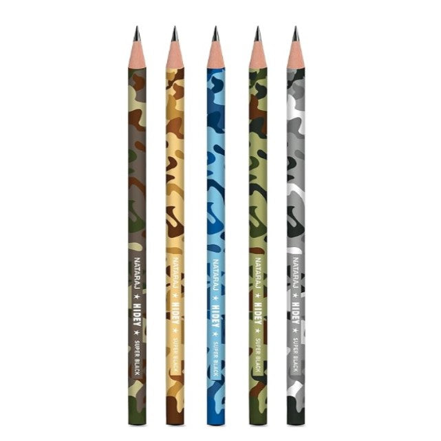 (ITN) Nataraj Hidey Camouflage Pencil Camouflage, Pack of 10 Pencils Sku1113