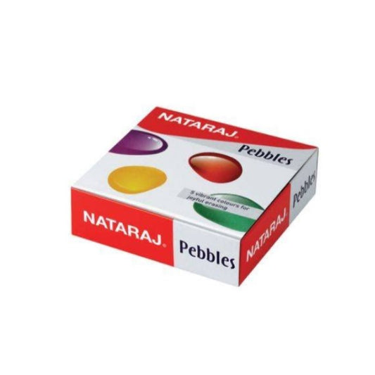 (ITN) Nataraj Gsm Pebbles Colour Full Eraser Pack of 1 Sku0532