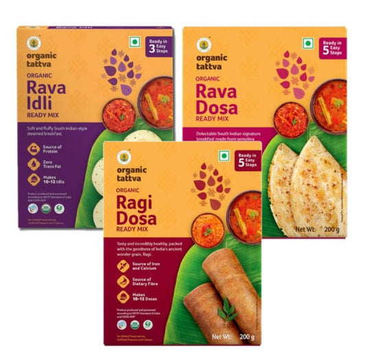 Organic Rava Idli 