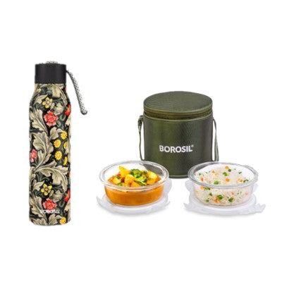 Borosil  Glass Lunch Box 