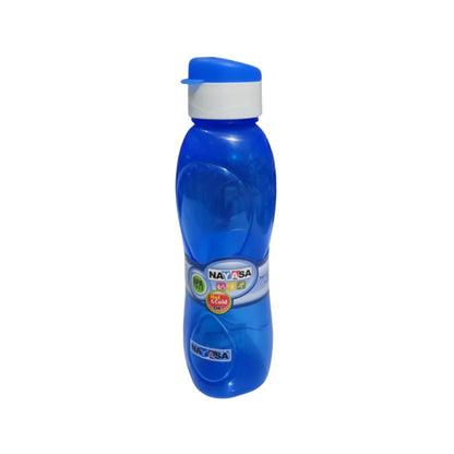 blue colour plastic water bottle