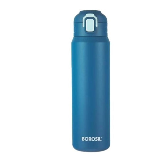 Borosil Aquasport 800 ml Blue Stainless Steel Insulated Water Bottle SKU131206 (ITN)