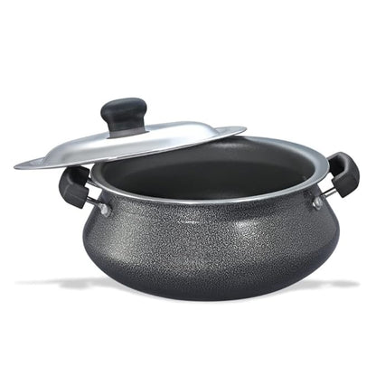 Prestige Omega Select Plus Mini Handi is a versatile and durable cooking vessel that comes with a stainless steel lid Made from high grade aluminium