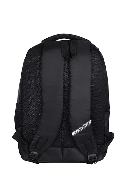 ITN BAG  Unisex Nylon Polyester Backpack | Spacious Multi-Compartment Bag with  | Lightweight | Ideal for professionals | Durable Backpack (Black)