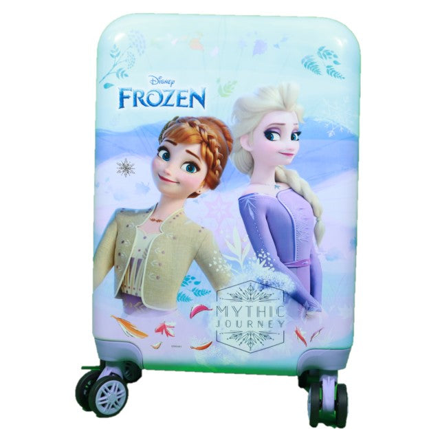 (ITN) Frozen Luggage Anna Elsa Multicolor Kids Suitcase - 20 Inch SKUSTDIS244