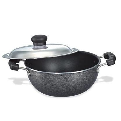 Prestige Omega Select Plus 20Cm 2.2L Non Stick Kadai With its PFOA free Teflon non stick coating and scratch resistant surface