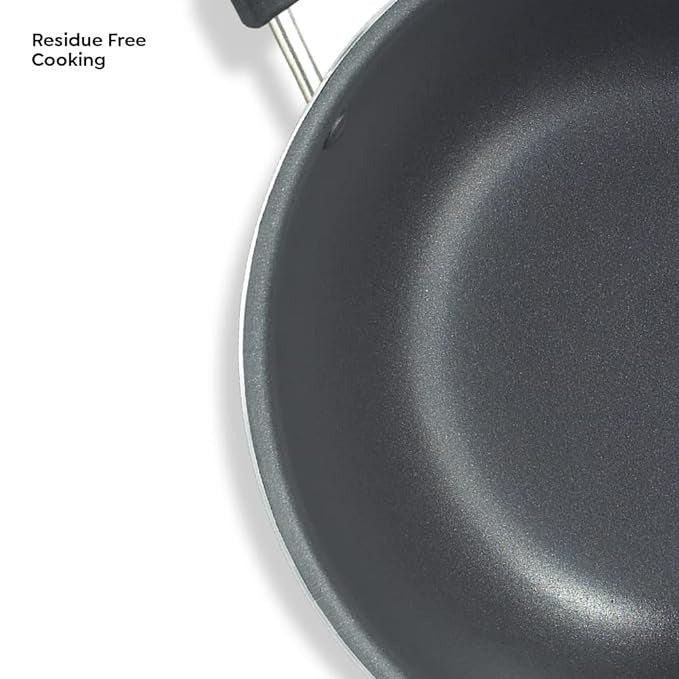 Prestige Omega Select Plus 20Cm 2.2L Non Stick Kadai With its PFOA free Teflon non stick coating and scratch resistant surface