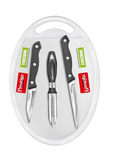 Knife set of 3 with board