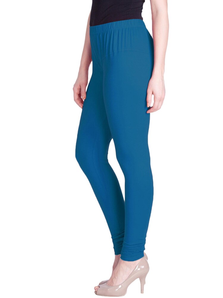 Lyra Women's  Churidar Leggings L-05 (T.BLUE)