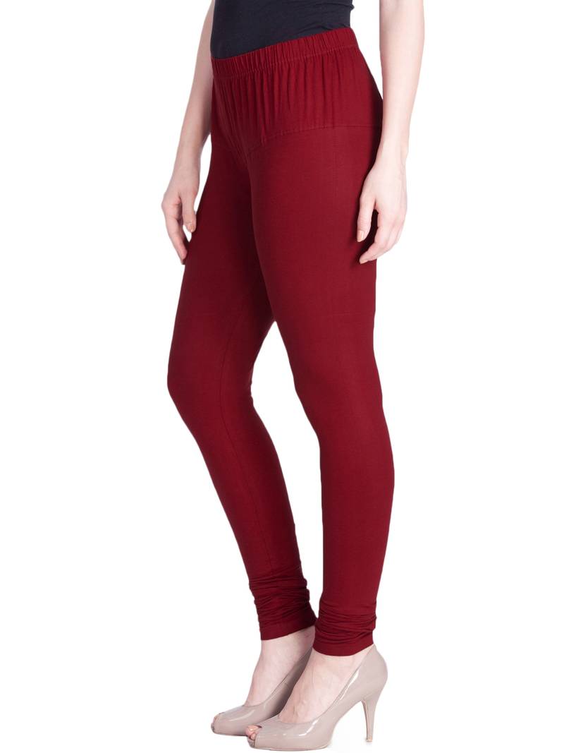 Lyra Women's   Churidar Leggings L-13(MAROON)