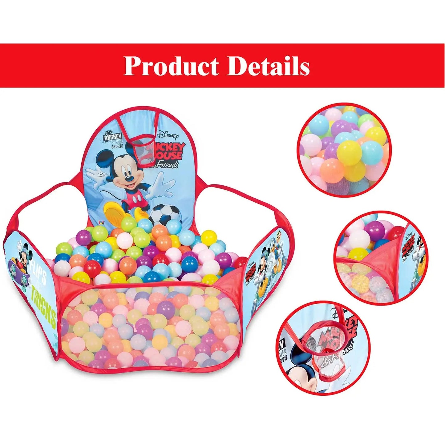 Theme Ball Pool with Multicolor Balls for Kids